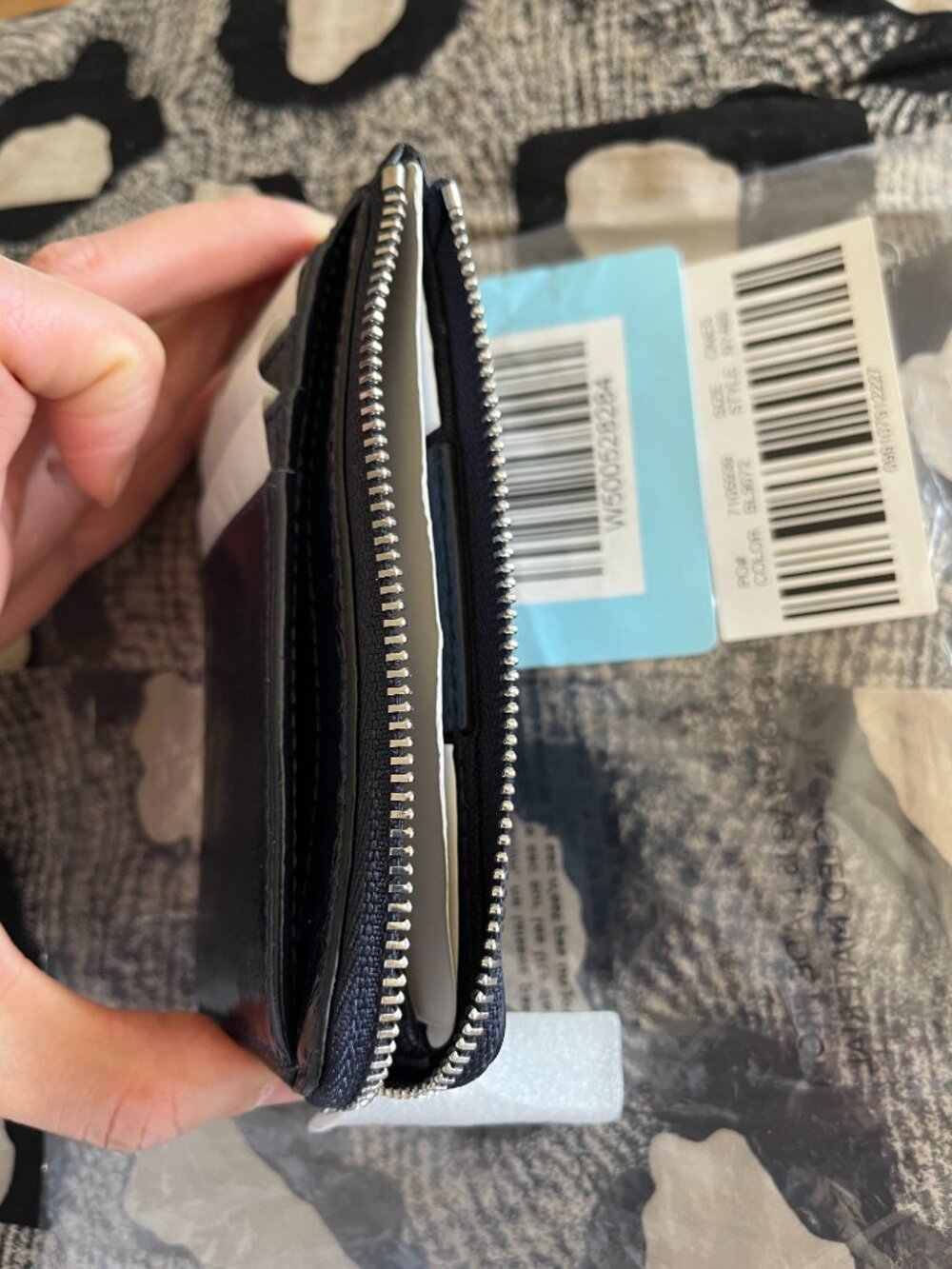 Madewell The Essential Zip Card Case Wallet NWT - Picture 5 of 5